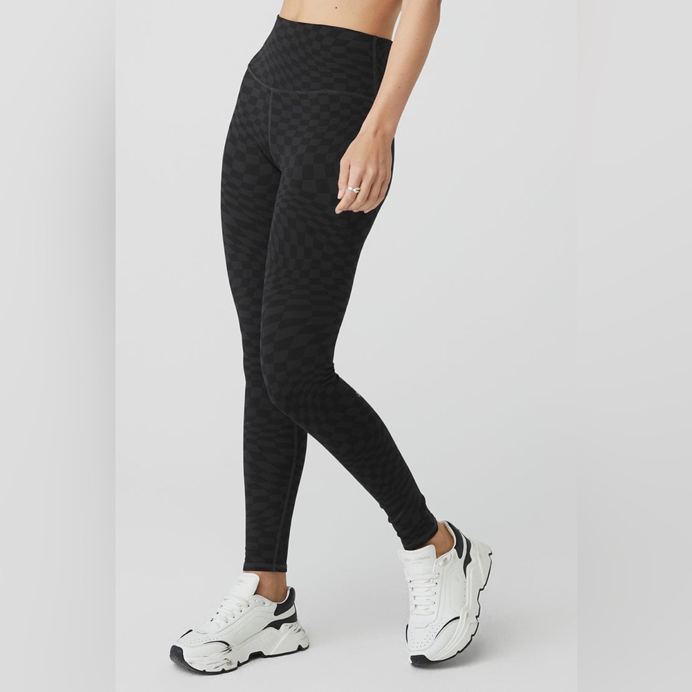 Alo Yoga Jacquard High Waist Leggings (medium)